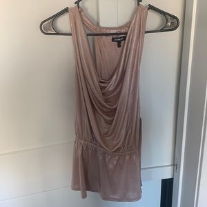 Pink sparkling tank top